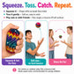 Burdvmd Trttvre 3 Pack Crochet Footbags Hacky Kick Sack Balls Random Colors