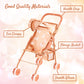 My First Baby Doll Stroller for Toddlers 3 Year Old Girls, Little Kids | Folding Baby Stroller for Dolls, Toy Stroller for Baby Dolls with Bottom
