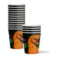 Roaring Dino Jurassic T-Rex Dinosaur Birthday Party Supplies - Dinosaur Decorations for Birthday Party - Dinosaur Birthday Set Plates, Napkins,