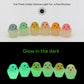 Qingo Fairy Garden Accessories Tree Elves Glow in Dark Garden Alien Decor Miniatures Luminous Ghost kit for Micro Landscape Garden Decoration Patio