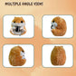 Arkdorz Cute Hamster Plush Toy,15.7inch Hamster Stuffed Animal Plush Pillow,Soft Stuffed Toy Birthday for Kids Boys Girls (Brown)