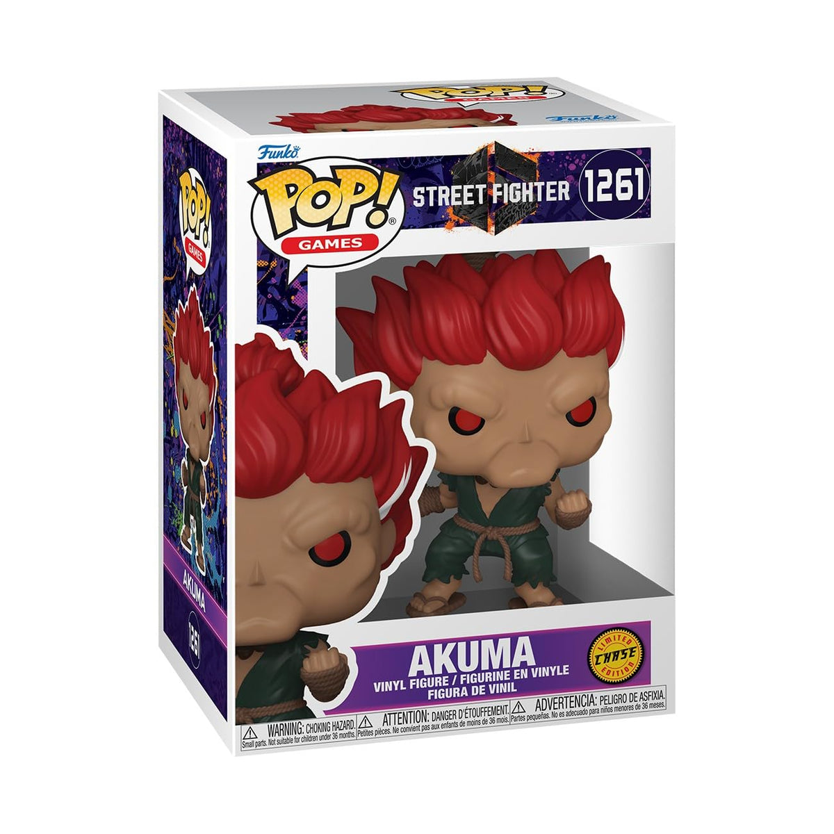 Funko Pop! Games: Street Fighter 6 - Akuma - 1/6 Odds for Rare Chase Variant - Collectable Vinyl Figure - Gift Idea - Official Merchandise - Toys
