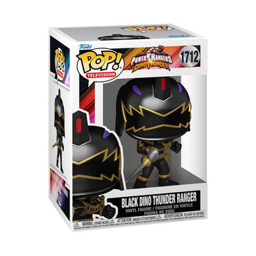 Funko Pop! TV: Power Rangers Dino Fury - Black Dino Thunder Ranger - Collectable Vinyl Figure - Gift Idea - Official Merchandise - Toys for Kids &