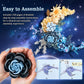 Blue Moon Flower Bouquet Building Set, Compatible with Lego Flowers for Adults, Botanical Collection Artificial Flowers Building Blocks, Décor Wall