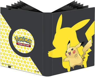 Ultra Pro: 9-Pocket Pokémon Full-View Pro Binder, Pikachu, Holds 360 Cards in Ultra Pro Deck Protector Sleeves, Durable, All Materials Made From