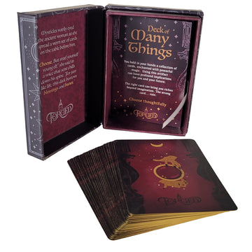 Forged Dice Co. Deck of Many Things - Premium RPG Playing Cards with Unique Art Illustrations - Compatible with Dungeons and Dragons Board Game, D&D