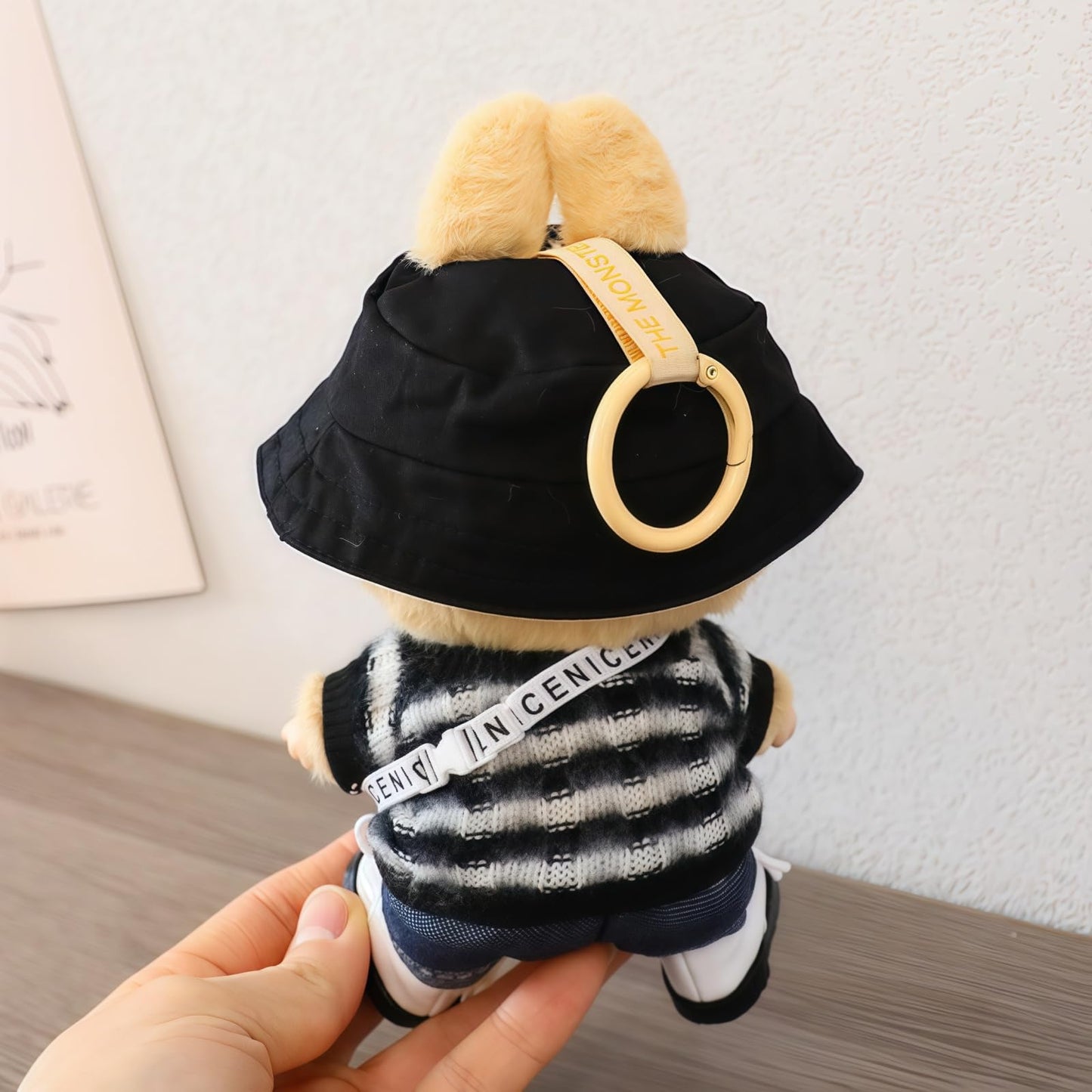 17cm Doll Clothes Set, 5 Pieces Casual Wear Outfit Set for 6.7inch Doll Dress Suit, Fashion Dress Up Hat Clothes Accessories for 1st/2nd/3rd Gen Dolls