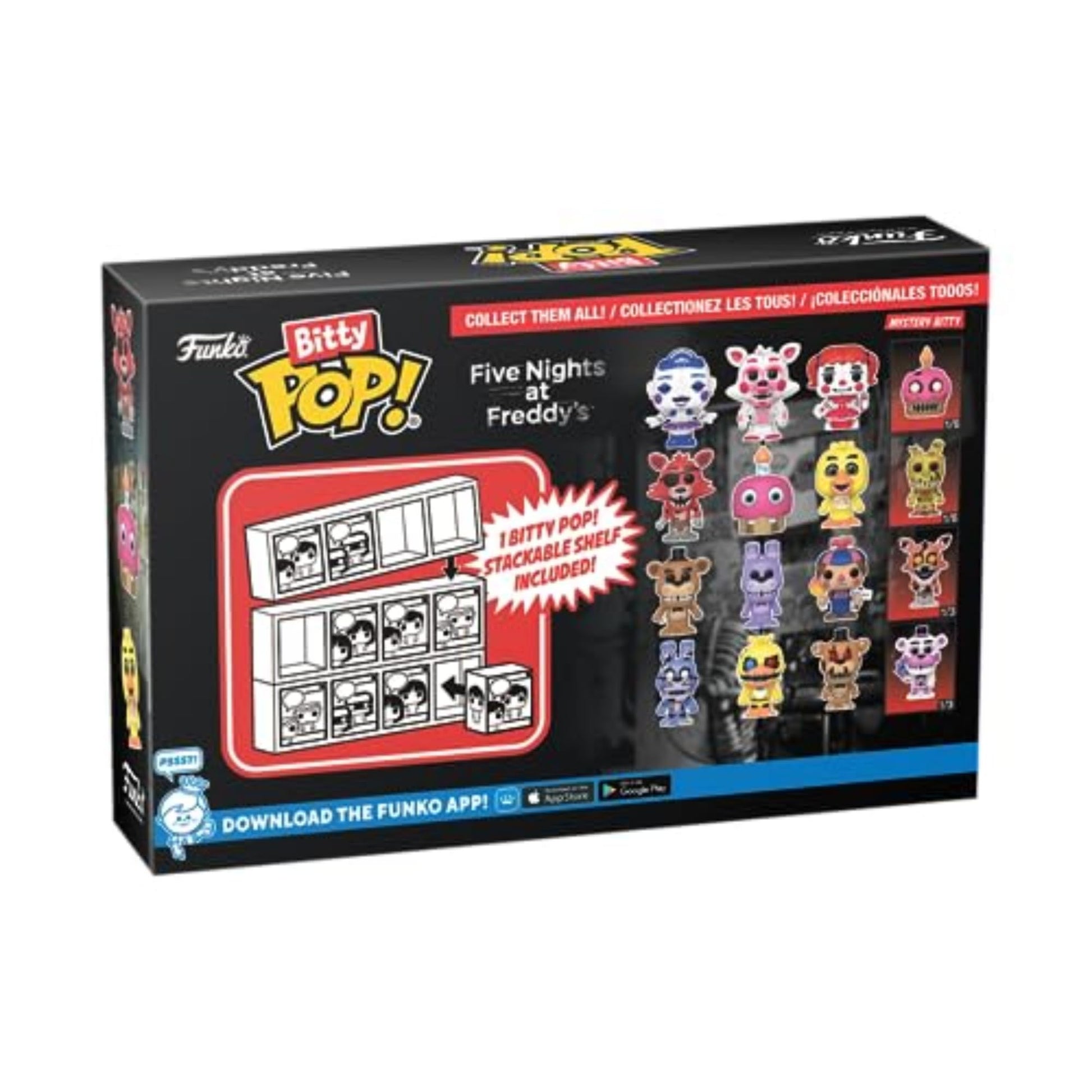 Funko Bitty POP! 4 Pack FNAF : Freddy, Bonnie, Balloon Boy & Mystery