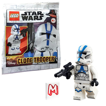 LEGO Star Wars The Clone Wars Minifigure - 501st Legion Clone Trooper with Blaster (75280)
