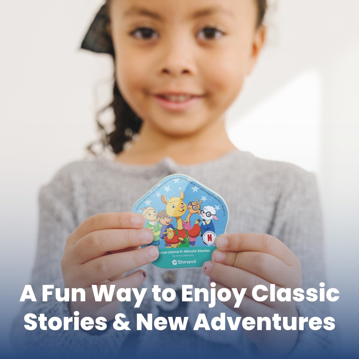 Storypod | Llama Llama 5-Minute Stories | Token for The Storypod Audio Learning System | SEL Audio Learning & Interactive Fun