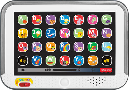 Fisher-Price Toddler Learning Toy Laugh & Learn Smart Stages Tablet Pretend Computer with Music & Lights for Kids Ages 1+ Years