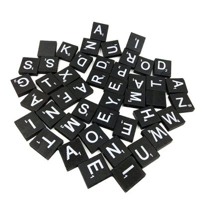RWHXRWY 1000PCS Wooden Letter Tiles, A-Z Scrabble Letters for Crafts, Phonics, Spelling, Alphabet Tiles Crossword Game Replacement Pieces, Wall Decor