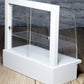 Miniature Cake Bakery & Bread Display Cabinet Beautifully Handmade, piece by piece - 1/12 Scale Dollhouse Bakery Furniture, Acrylic & Wood Showcase