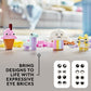 LEGO Classic Creative Pastel Fun Bricks Box 11028, Building Toys for Kids, Girls, Boys Ages 5 Plus with Models; Ice Cream, Dinosaur, Cat & More,
