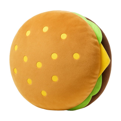 T play Burger Pillow Plush for Kids: Soft Stuffed Hamburger Throw - Skin-Friendly Cheeseburger Room Decor - Cute 3D Shaped Food Gifts 8-12 Yrs 18"
