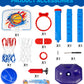 LAO XUE Toddler Basketball Hoop Set,Adjustable Kids Basketball Goal