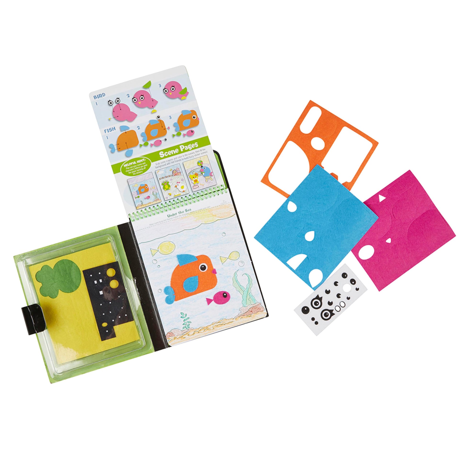 Melissa & Doug On The Go Felt Friends Craft Activity Set with 188 Felt Stickers - FSC Certified