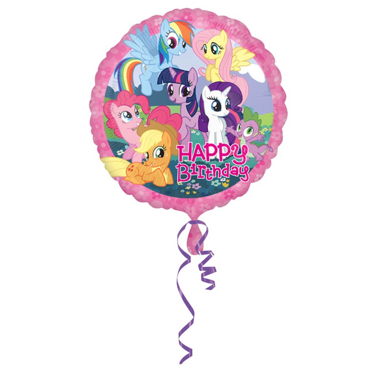 Anagram International My Little Pony Birthday Foil Balloon, 17'', Multicolor