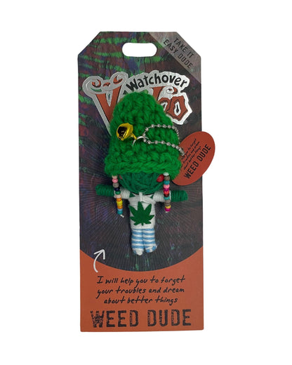 Watchover Voodoo 3-Inch Weed Dude Keychain - Handcrafted Gift to Bring Good Luck and Positivity Everywhere You Go