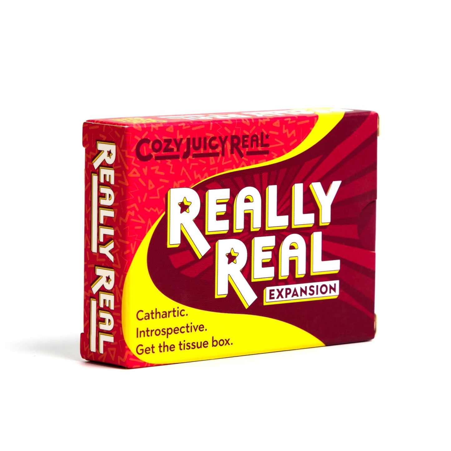 Cozy Juicy Real Game REALLY REAL EDITION - 54 Deeper Conversation Cards for Adult Friends & Couples, Dare to Ask Questions Tell Tales & Go Deep, Get