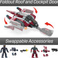 MEGA Halo Infinite Toy Building Sets, Banished Phantom Aircraft with 1214 Pieces, 4 Micro Action Figures and Accessories, for Collectors