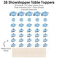 Big Dot of Happiness 2026 Light Blue Graduation Party Centerpiece Sticks - Showstopper Table Toppers - 35 Pieces