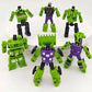 WILD HUNTER 6 in 1 Construction Truck Robot Toys Transforming Vehicles Combine into Giant Mech Gravity Builder Constructor Engineering Truck Robot