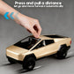 Suvabe 1/32 Pickup Truck Toy car 3-in-1 Travel RV Set with Metal Pickup, Removable Camper & Off-Road Motorcycle Cool Sound & Light Effects,Christmas