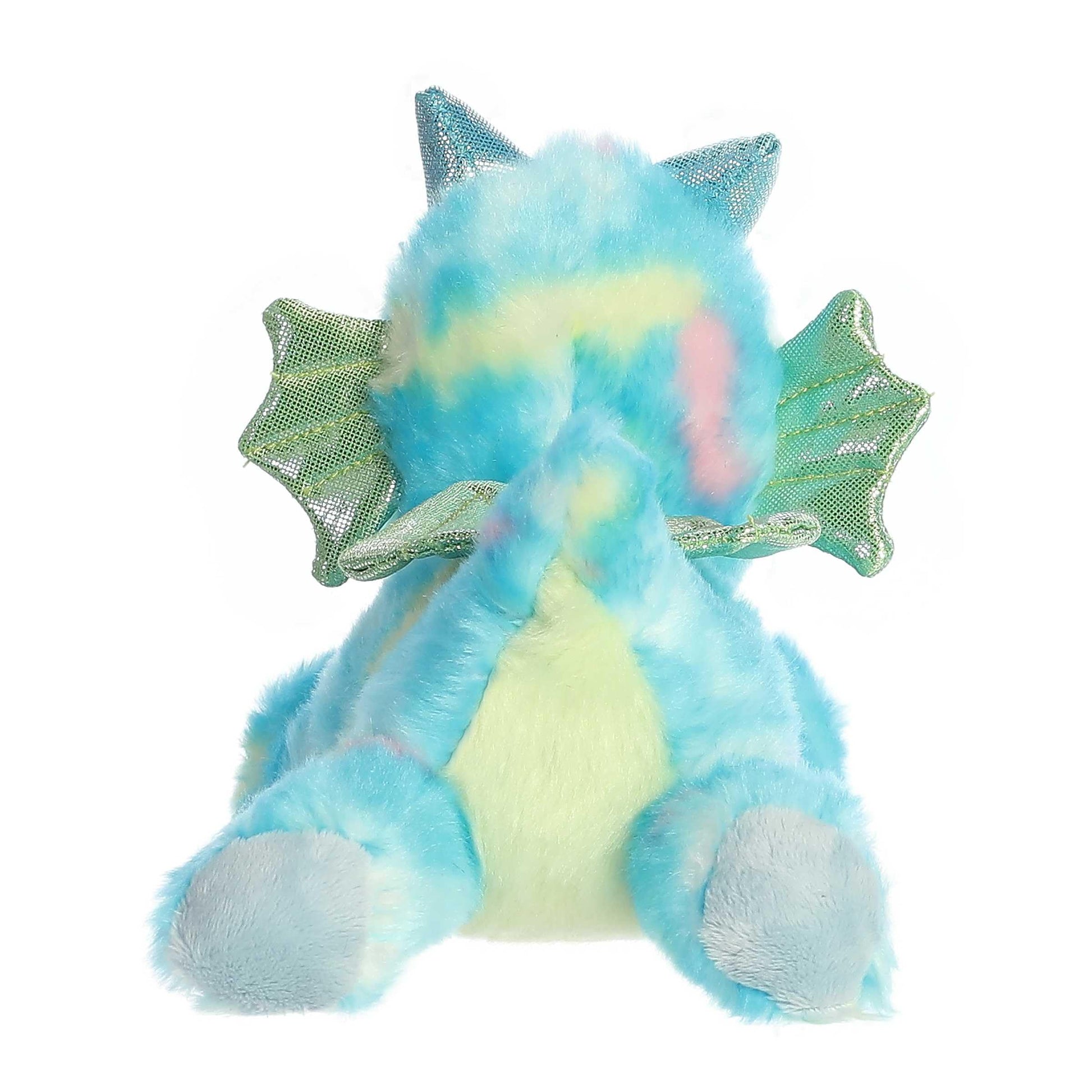 Aurora® Vibrant Bright Fancies™ Sprinkles Dragon™ Stuffed Animal - Eye-Catching Fun - Delightful Cuddles - Blue 7 Inches