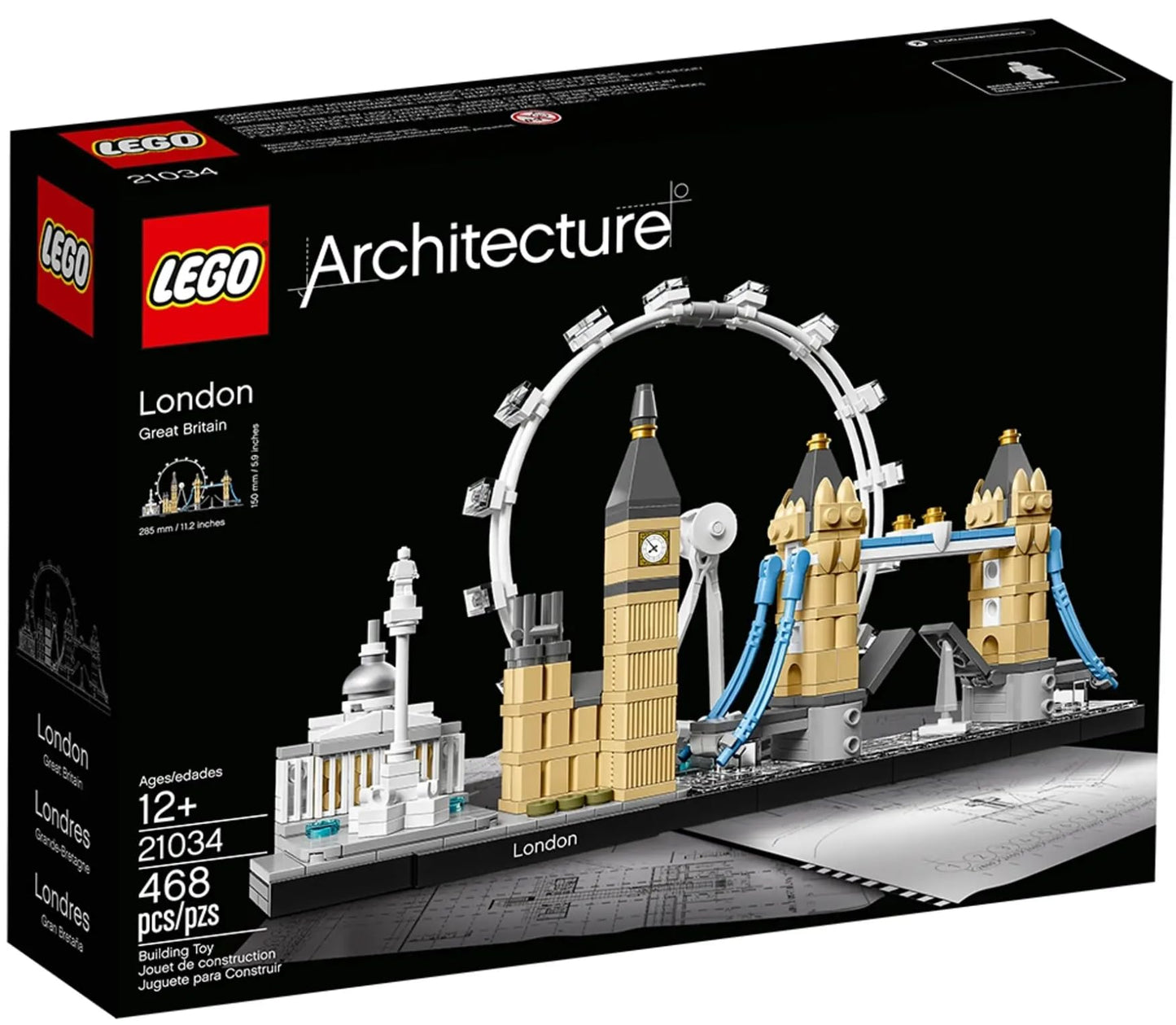 LEGO Architecture 21034 London Skyline Collection（468 Pieces