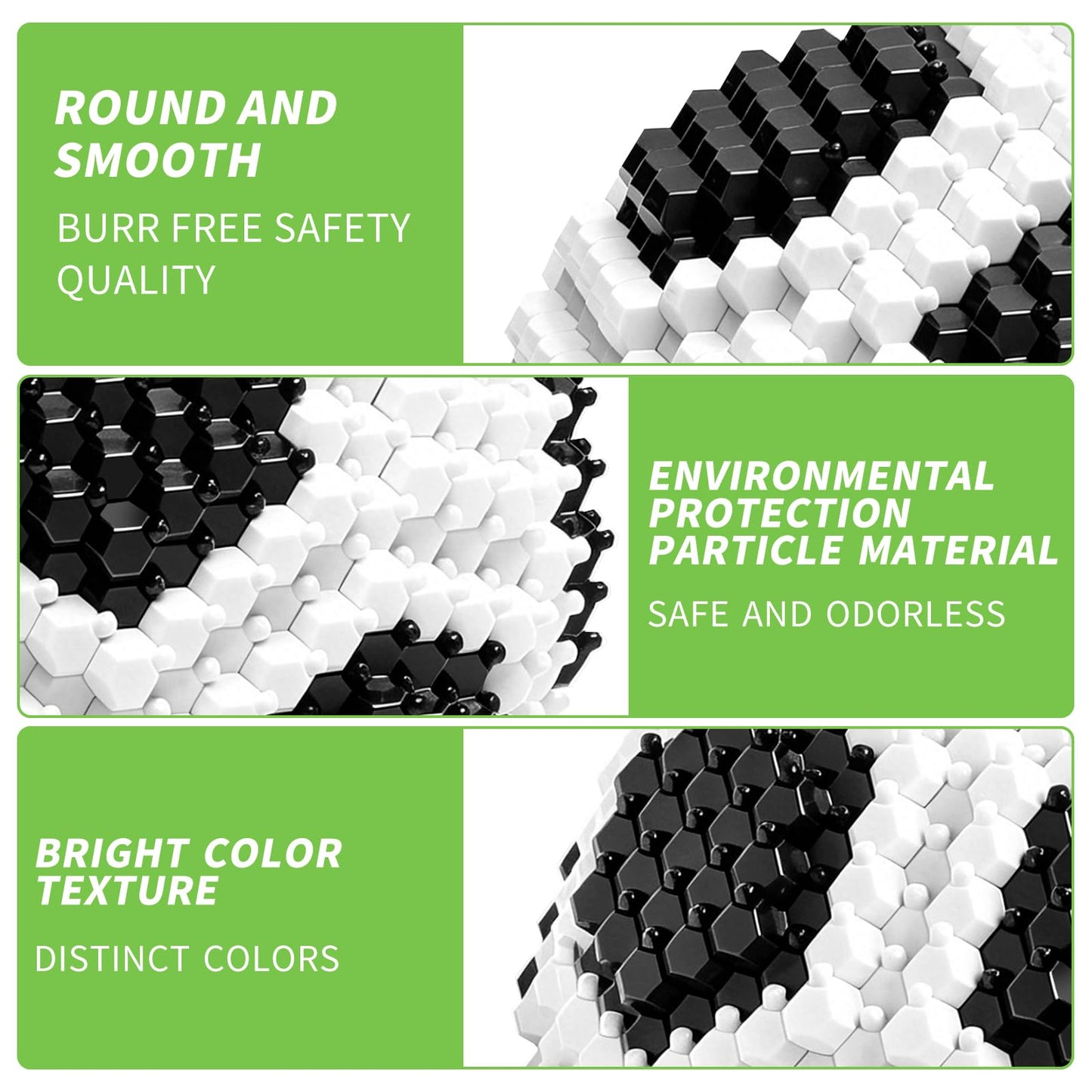 Befun Soccer Building Blocks Set, 437 Pieces Challenging STEM Building Kit for Adults & Teens 14 15 16, 3D Mini Soccer Model Educational Toy, Stress