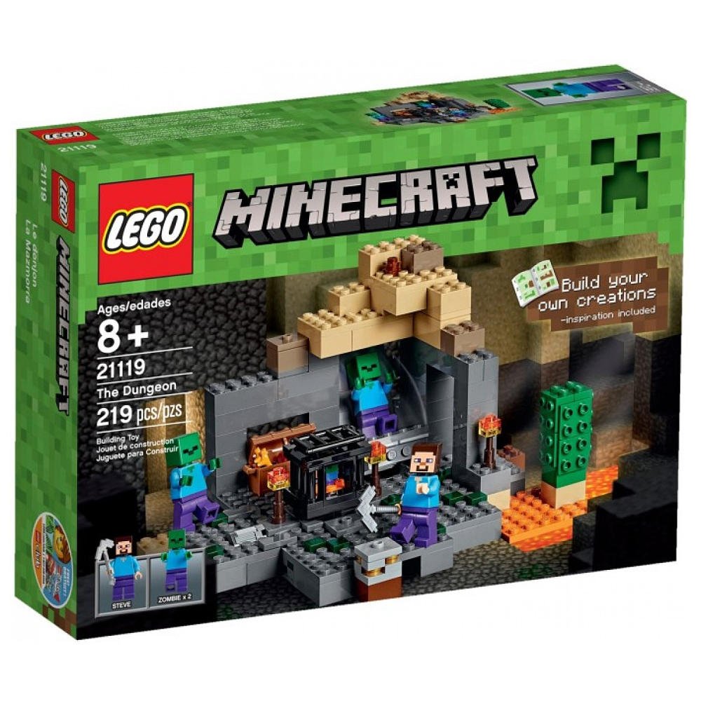 LEGO Minecraft The Dungeon 21119 Toy for Ages 8 Year Old +