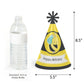 Big Dot of Happiness Honey Bee - Cone Happy Birthday Party Hats for Kids and Adults - Set of 8 (Standard Size)