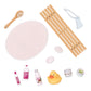 Our Generation - Bath & Bubbles Set - 18-Inch Doll Accessories - Bathtub Set - Water Sounds - Pretend Play - Toy for Kids 3 Years +