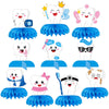 10 Pieces Tooth Honeycomb Centerpieces Table Decor, Cartoon Tooth Fairy, Dentist, and Crown Pattern Table Topper Ornaments Signs for Baby’s First