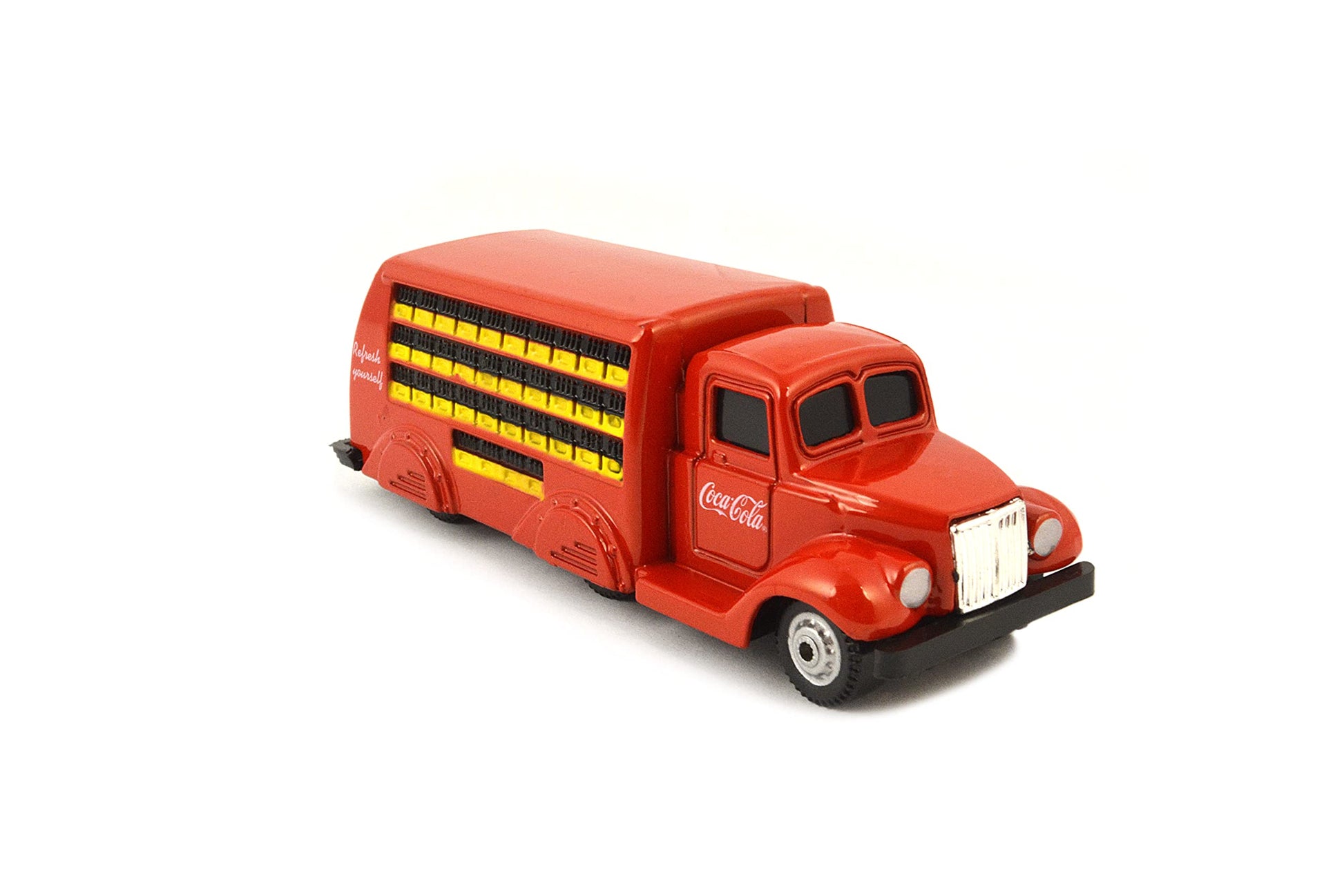 Motor city classics Coca-Cola Diecast Collectible | 1937 Bottle Truck | 1:87 Diecast Scale Model 424132 | Officially Licensed Coca-Cola