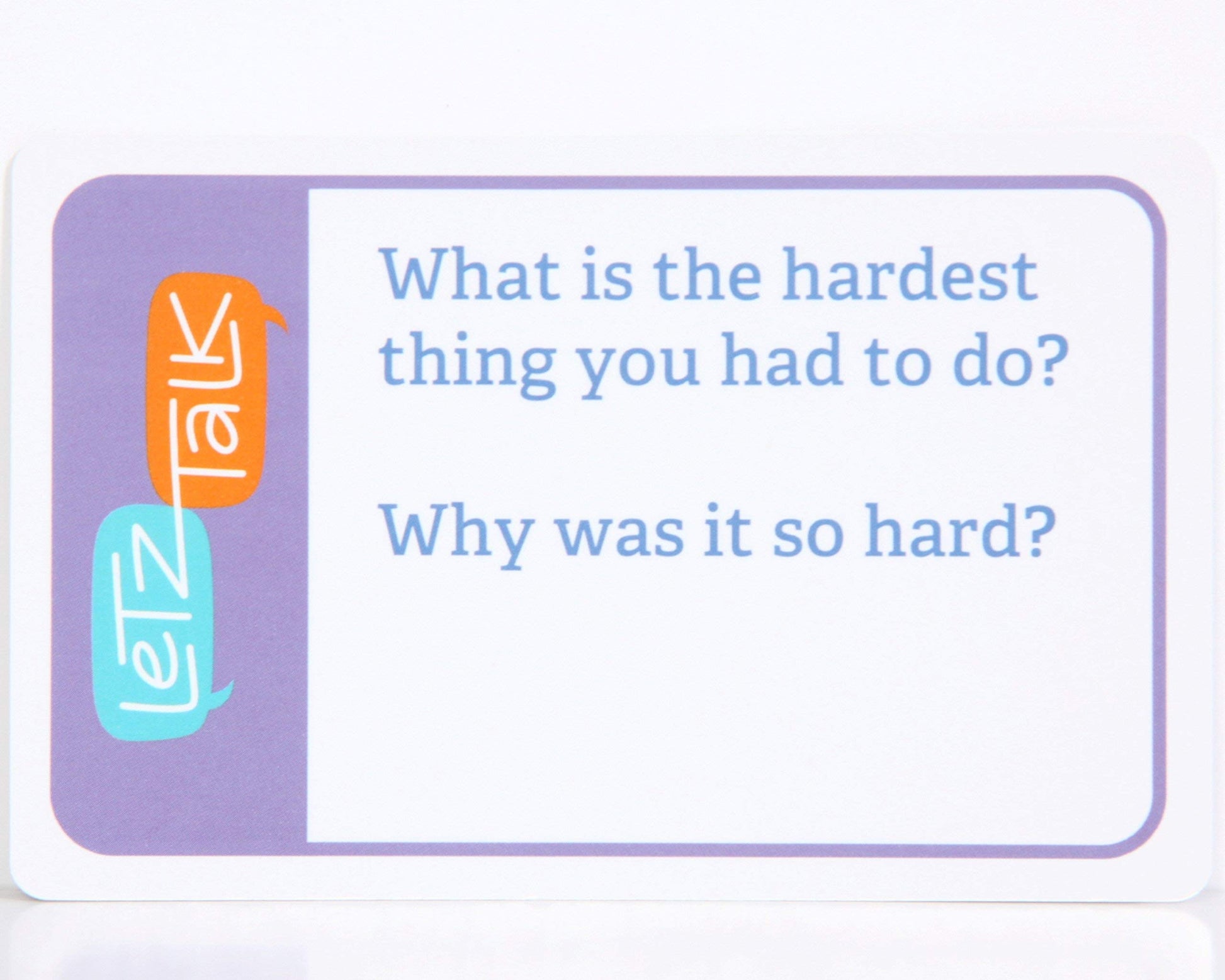 Letz Talk Conversation Cards for Kids with Autism or Aspergers - Learning & Education Toys, Conversation Starters, Autism Communication Cards for Kids