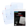 BCW LaserWeld 4-Pocket Currency Page - 50ct | Holds 4 Regular Bills with Label Pocket | Acid-Free Polypropylene | Top Loading, Laser-Welded Pages |