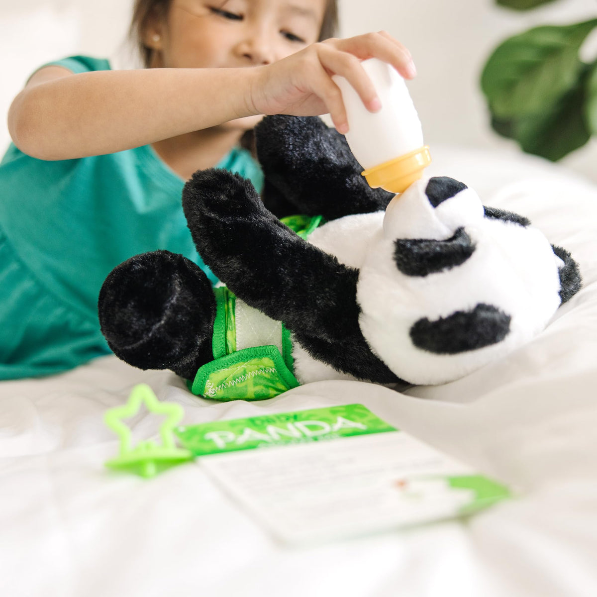 Melissa & Doug Baby Panda Plush Stuffed Animal, 11-Inch Doll with Pacifier