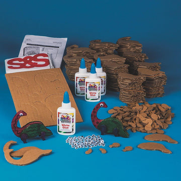 S&S Worldwide Buddy the Dinosaur Craft Kit (Pack of 48)
