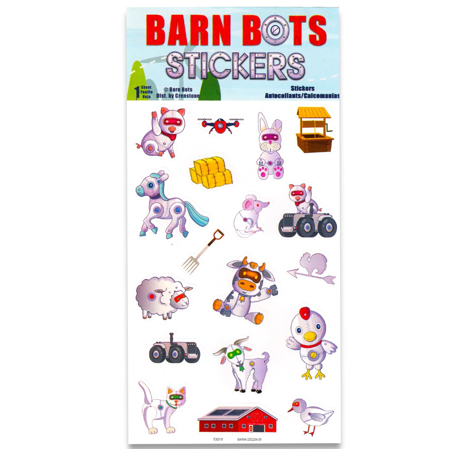 Blippi Bath Toys Blind Bag Figures Set -- 6 Pack Bundle With Bath Squirter Figures Plus Stickers | Mystery Toy Party Favors for Kids