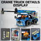 DOLIVE STEM RC Truck Building Toys, 2-in-1 Technic Vehicle Building Kits for Boys Age 8-12, Construction Erector Set Crane Truck Build Model for Boys