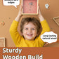 Mini Spider Maze Puzzle - Wooden Handheld Puzzle Game, Brain Teaser Labyrinth Toy, Fun Logic Puzzle, Portable Travel Puzzle Challenge