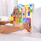 Melissa & Doug My Daily Routines Chart, Wooden Daytime and Nighttime Habit Tracker with Multi-Lingual Stickers, Hands-On, Screen-Free Preschool Toys
