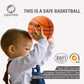 Chastep 6“ Foam Mini Basketball for Kids, Perfect for Practice and Backyard Play, Soft and Bouncy（Orange）