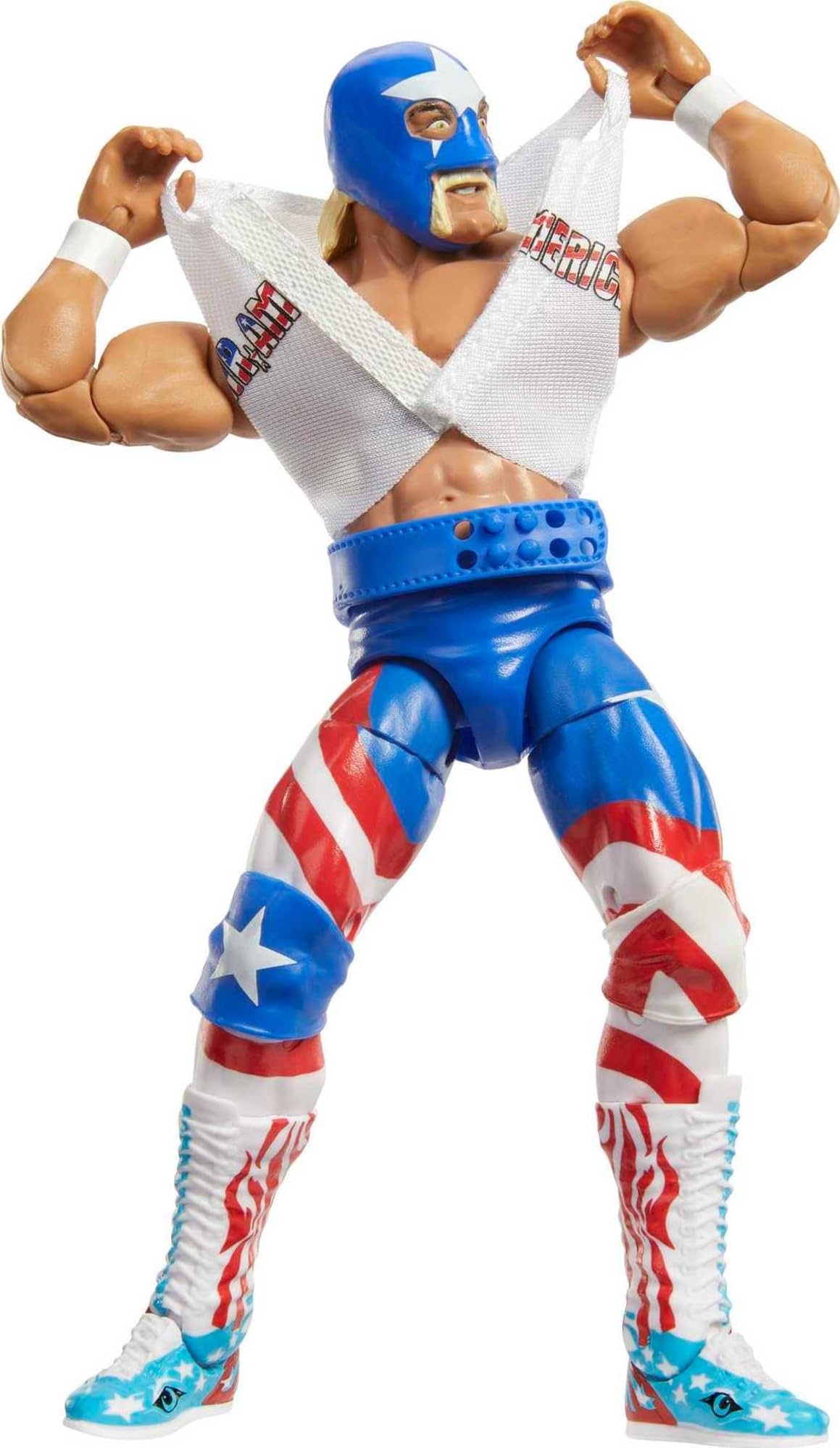 Mattel WWE Mr. America Elite Collection Action Figure, Deluxe Articulation & Life-like Detail with Iconic Accessories, 6-inch