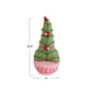 Creative Co-Op 5" L x 3" W x 10-1/2"H Handmade Wool Felt Tree w/Embroidery & Pom Poms, Multi Color ©