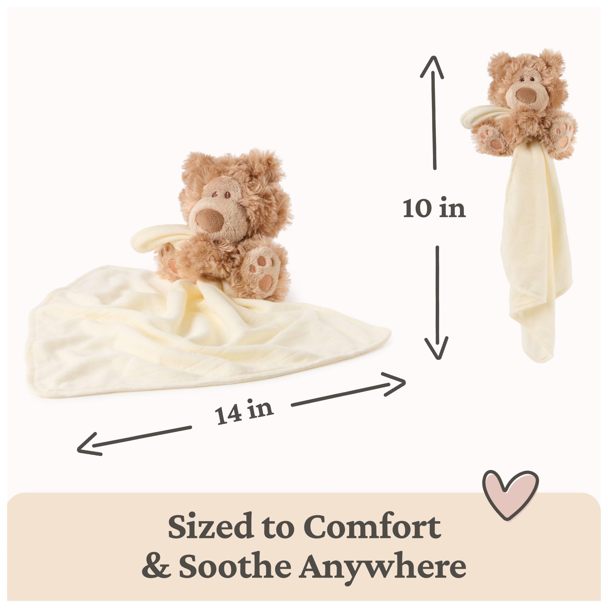 GUND Baby Philbin 6-Inch Lovey Stuffed Animal Toy with Blanket
