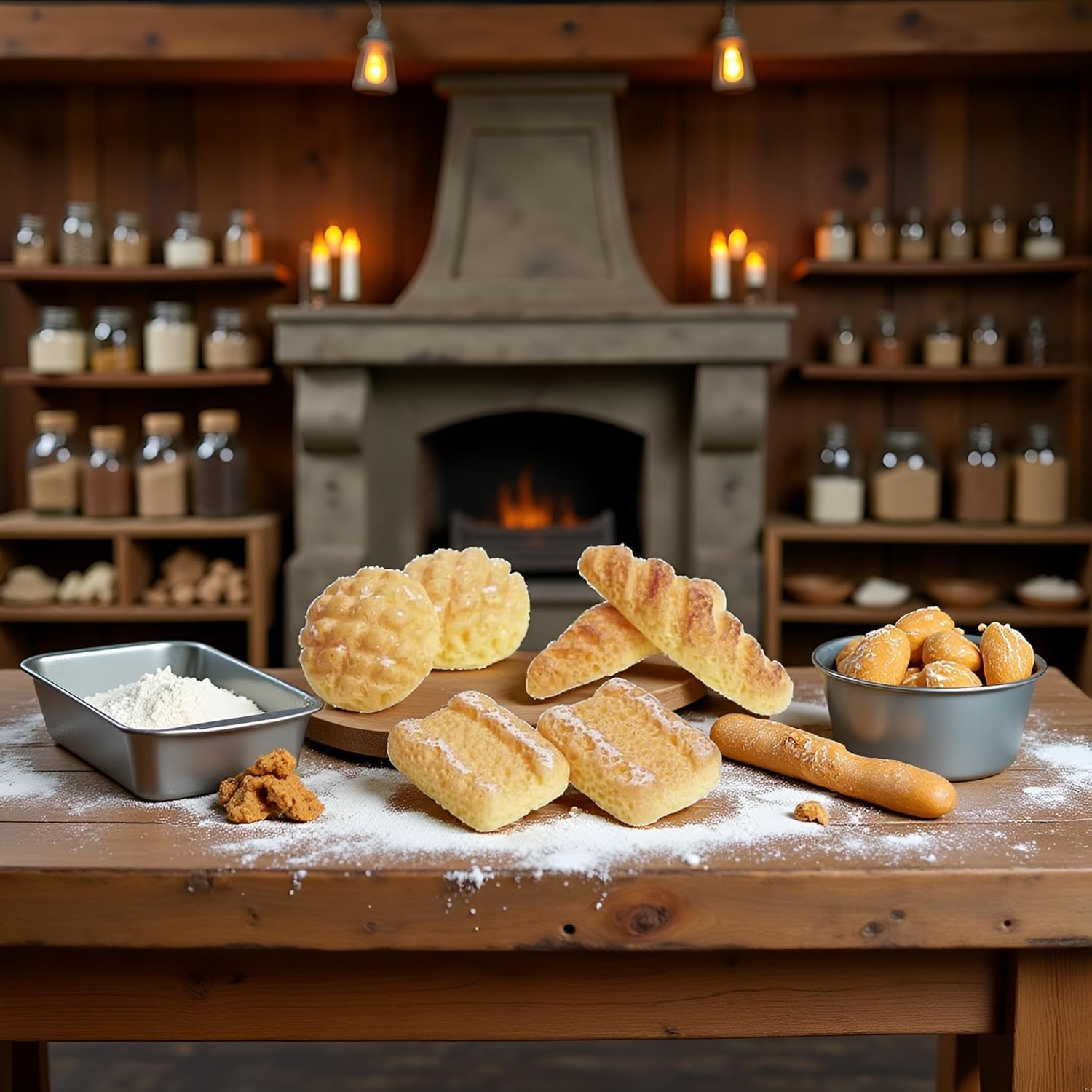 6Pcs Artificial Bread Set, Realistic Food Display Props, Miniature Bread Dollhouse Decoration Accessories, DIY Micro Landscaping Decor Kitchen Home