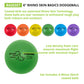 Champion Sports Rhino Skin Basic Dodgeball Set, 6"